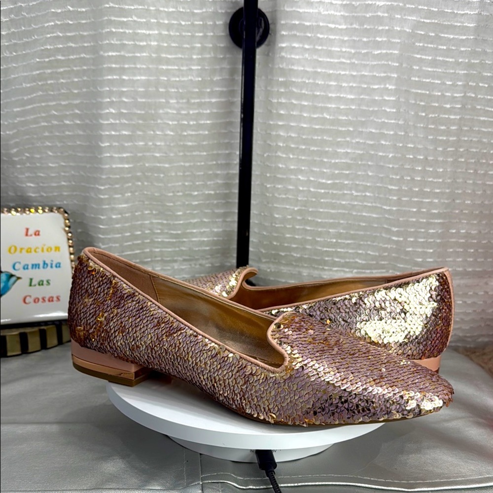 (H5)MICHAEL KORS ALYSSA SLIP ON BALLET SLIP-ON FLATS FOR WOMEN LOAFERS,size 8.5M